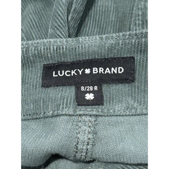 Lucky Brand Green Corduroy Pants size 8/29 R - Picture 4 of 4